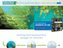 Tablet Screenshot of noordzeeboerderij.nl